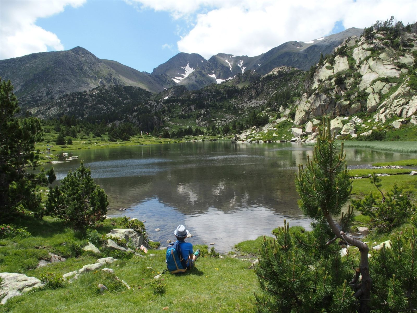 Illustration vue Lac Paisible